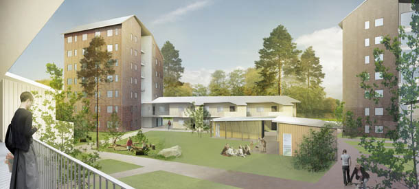 Akademiska Hus och Lindb�cks skapar student- och forskarbost�der i Lule�